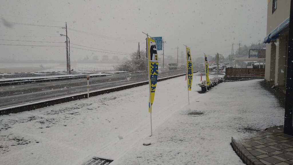 山口地方　雪